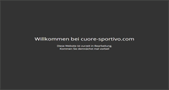 Desktop Screenshot of cuore-sportivo.com